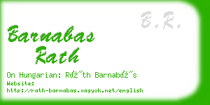 barnabas rath business card